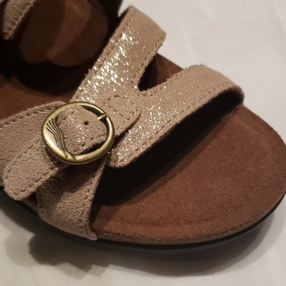 DANSKO Strappy Slingback Comfort Footbed Sandal Leather NEW Womens 41